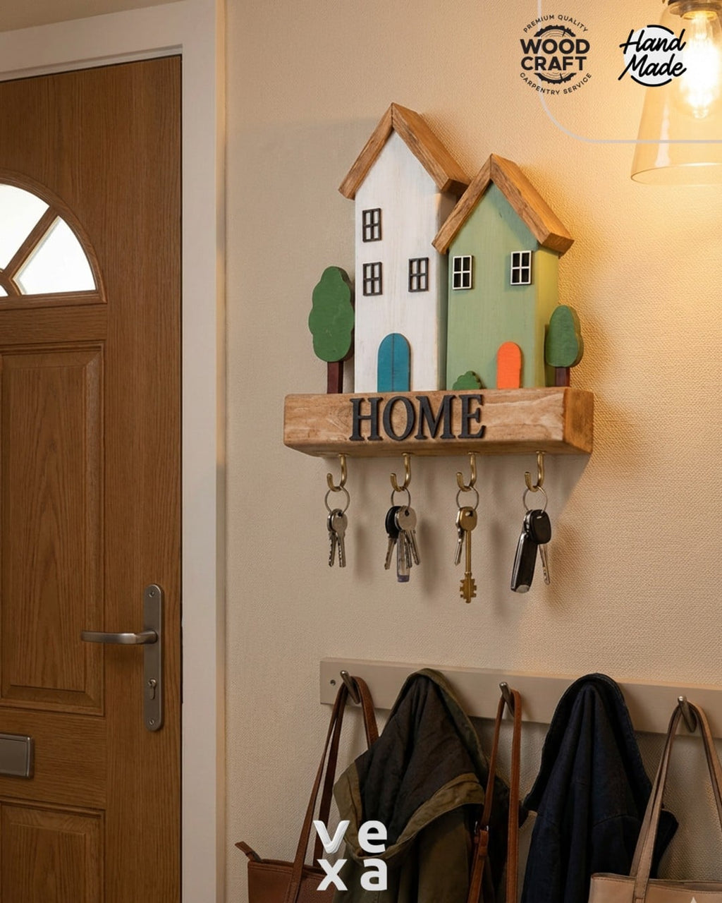 Home Ahşap Anahtar Askılığı
